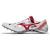 Professional Sports Mesh Leather Non-Slip Durable Low-Top Sprinting Running Shoes Men Sneaker White Red U1GR225122