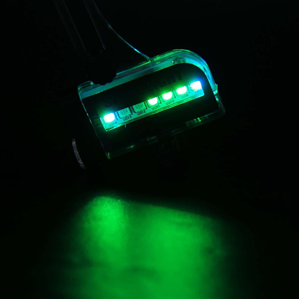 Велосипедный двухсторонний 14-светодиодный RGB спицевой фонарь, проводная лампа, аксессуар для горного велосипеда