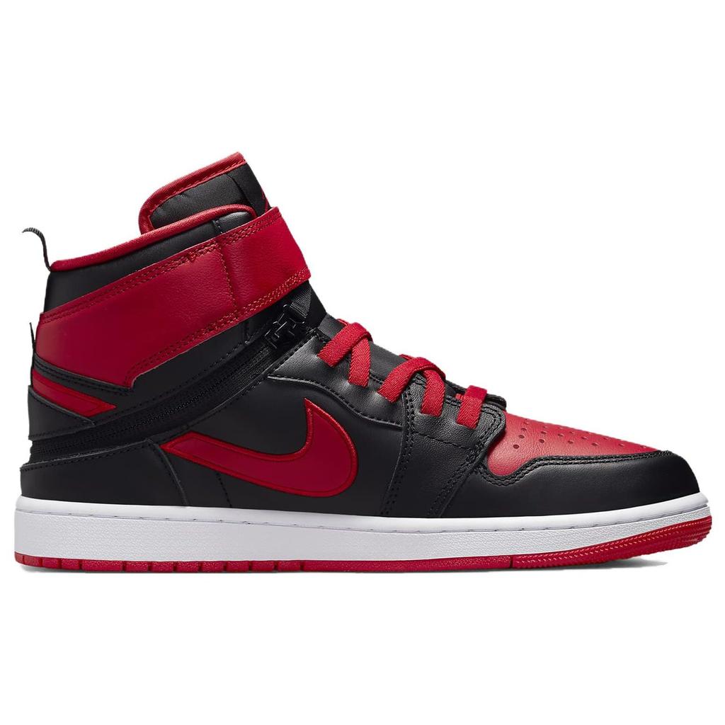 Мужские кроссовки Air Jordan 1 High FlyEase Bred Черный Белый Огненно-красный CQ3835-060