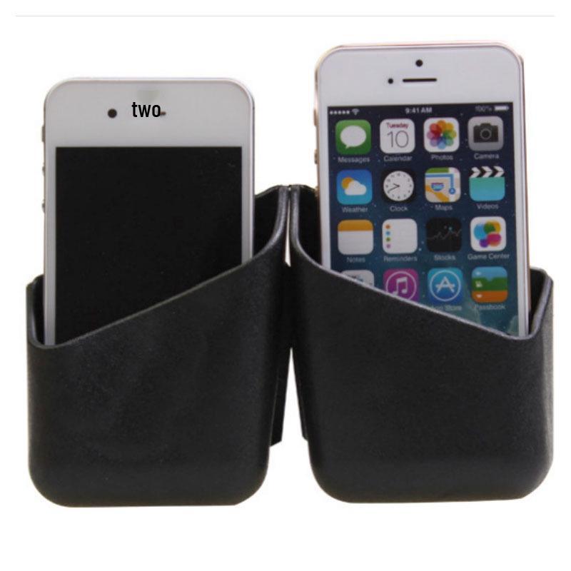 Многофункциональный клейкий органайзер для автомобиля: Пепельница, Держатель для очков, Держатель для телефона и карт для А-стойки. Модель 933 Пара.