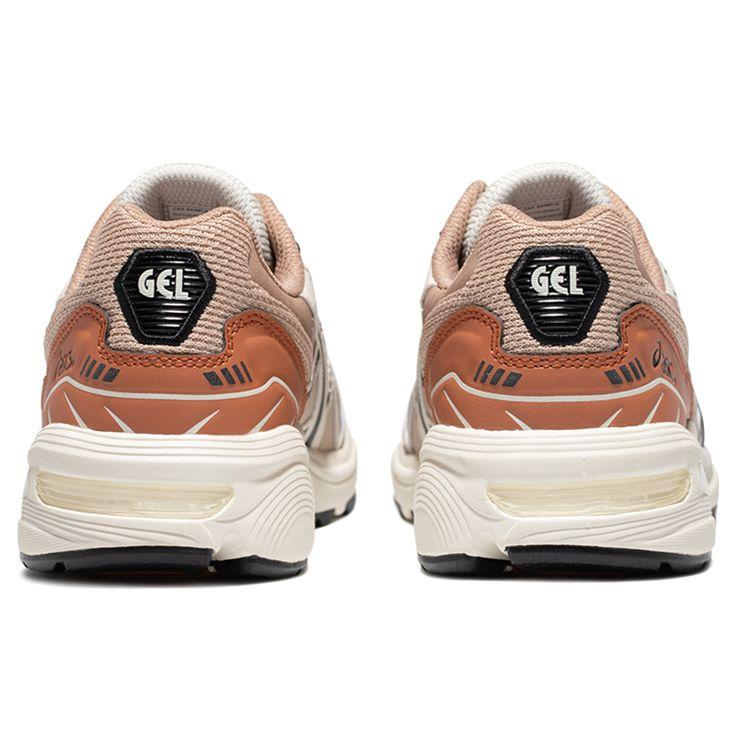 Asics Gel-1090 V1 Ткань Синтетическая кожа Модный тренд Ретро Спорт Низкий верх Повседневная обувь для образа жизни Унисекс кроссовки Кораллово-розовый 1203A243-200