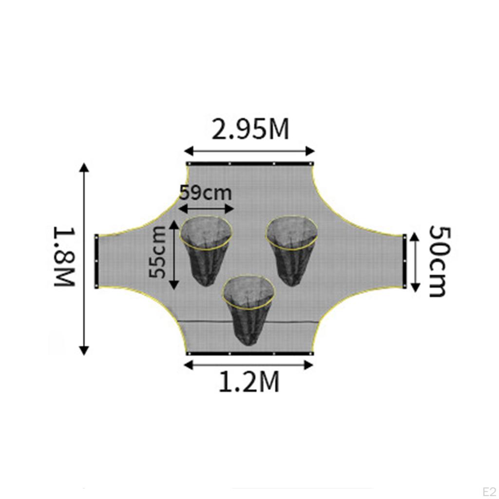 Football Throwing Net Soccer Goal Training Target for Clubs Players Women