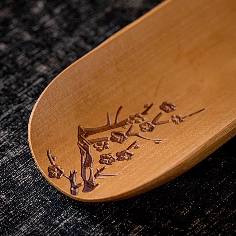 Китайский бамбуковый чайный набор ложек традиционный чайный совок кофейные принадлежности скребок для чая магазин чая