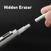Press Type Multifunction Pen 4-in-1 0.5mm Mechanical Pencil Simple Writing Pen  School Office