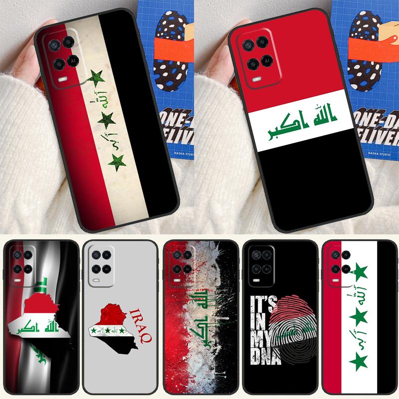 Iraqi Iraq National Flag For Oppo A17 A77 A60 A74 A94 A54 A18 A38 A58 A78 A98 A40 A80 A16 A76 A96 A15 A57S Phone Case