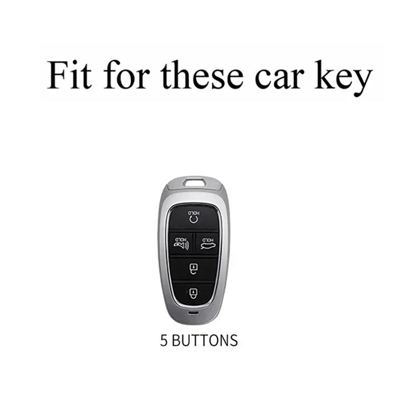 Чехол-брелок из ТПУ с 5 кнопками для Hyundai Sonata Sel Ev 6 Ev 8 Ioniq 5 Nexo Tucson Sonata Grandeur Sonata Limited
