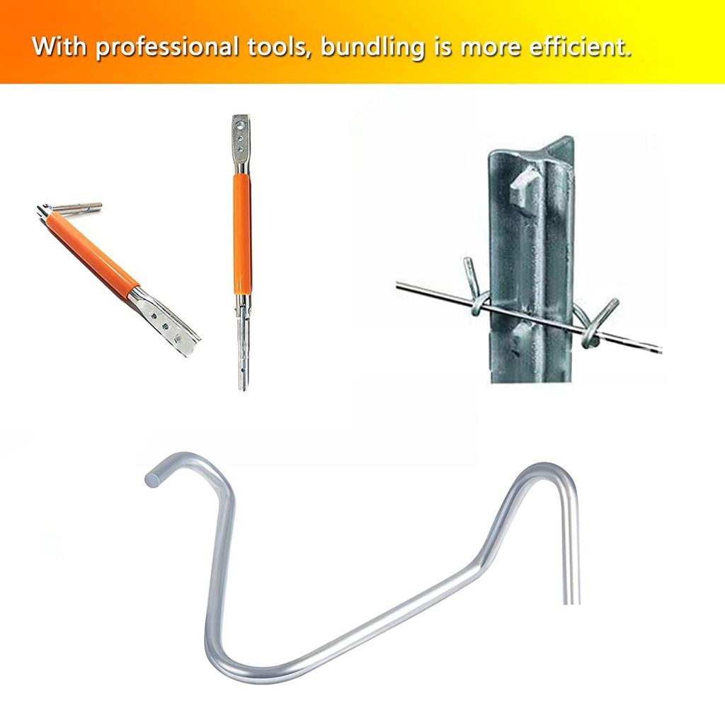 200 шт. оцинкованных зажимов для проволоки для забора, быстрая установка креплений для столбов, простое решение для надежного крепления столбов для ограждения