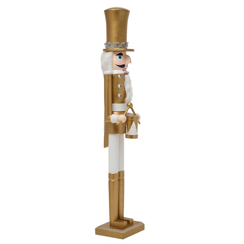 Bellini Wooden Nutcracker - Gold 60cm