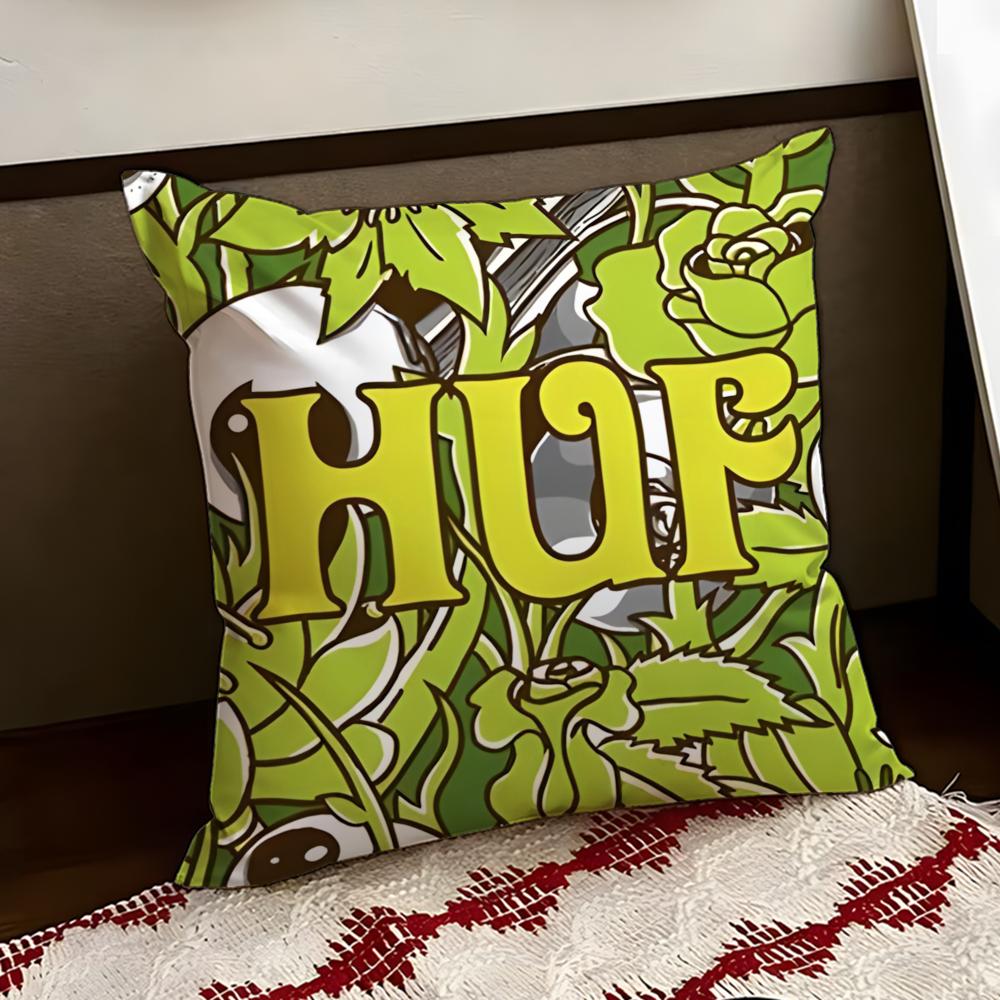 Brand HHuf Fashion Cushion Cover Reversible Soft Durable Pillow Cover Home Car MultiScene Use for Daily Comfort
