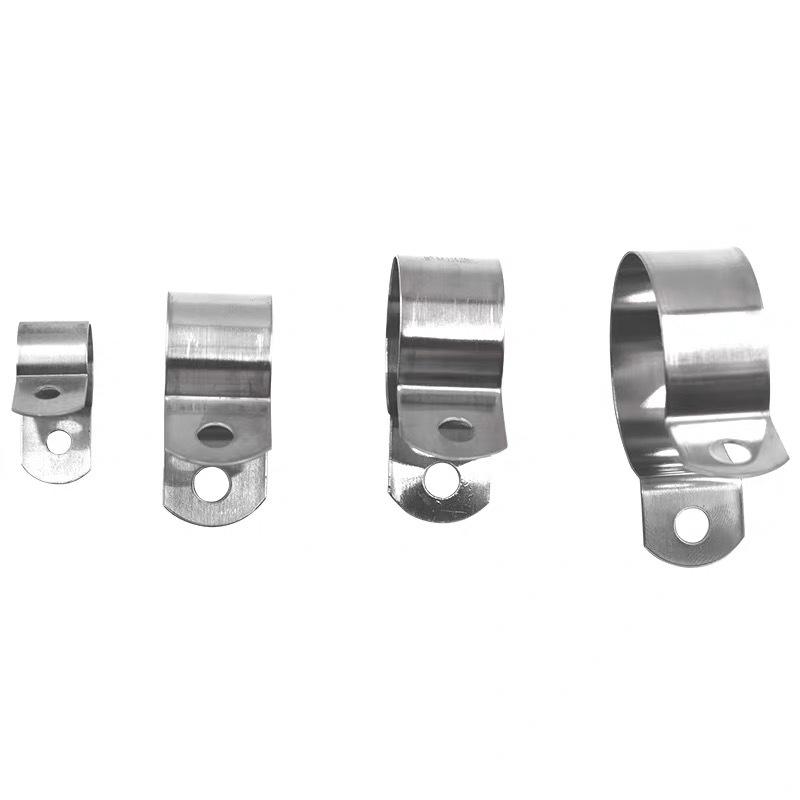 304 Stainless Steel 10-115MM Ohmic Grounding Pipe Clamp Horseback Clamp Bracket Pipe Buckle Hose Clamp