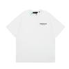 Fear Of God Essentials Футболка оверсайз с принтом букв сзади Мужская Женская Чистый хлопок Повседневная с коротким рукавом 3 цвета