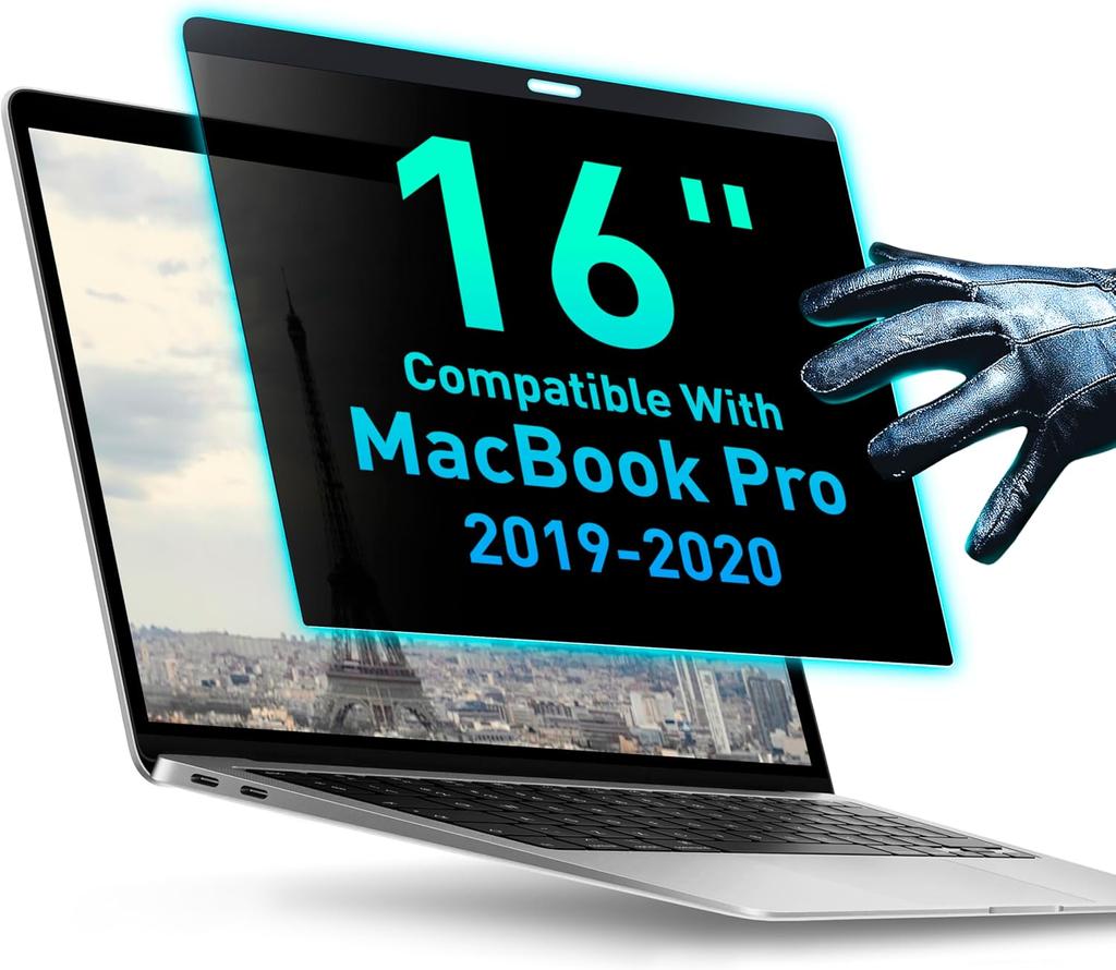 Магнитный экран Privacy для MacBook Pro 14" M1, M2, M3 Anti-Blue Light Anti-Glare Защитная пленка для экрана ноутбука 13,6" 14" 15" 16" Фильтр блокировки синего света