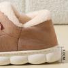 2025 Winter Platform Plush Slippers Women Comfy Soft Sole Cotton Indoor Shoes Woman Non Slip Windproof Warm Snow Boots Female