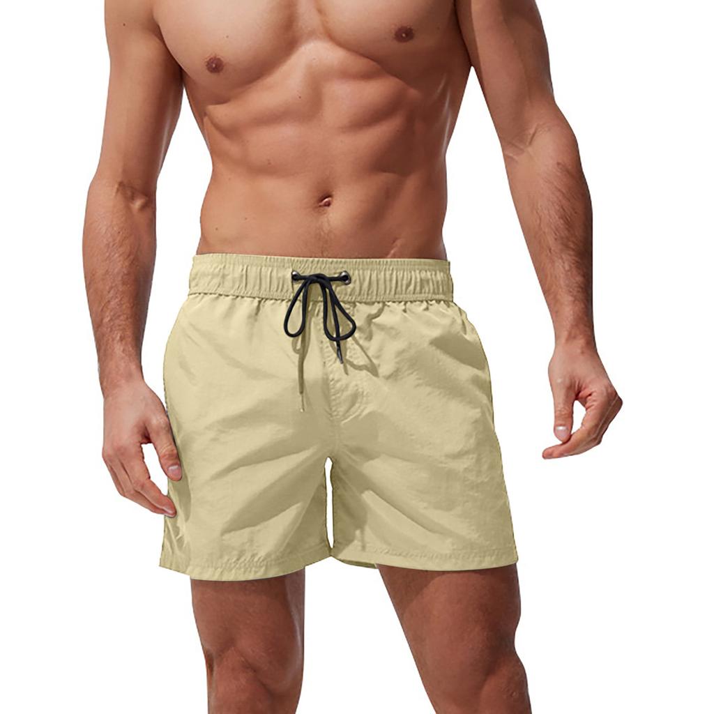 Мужские пляжные повседневные пляжные брюки с принтом, водонепроницаемые пять брюк, шорты для плавания, шорты