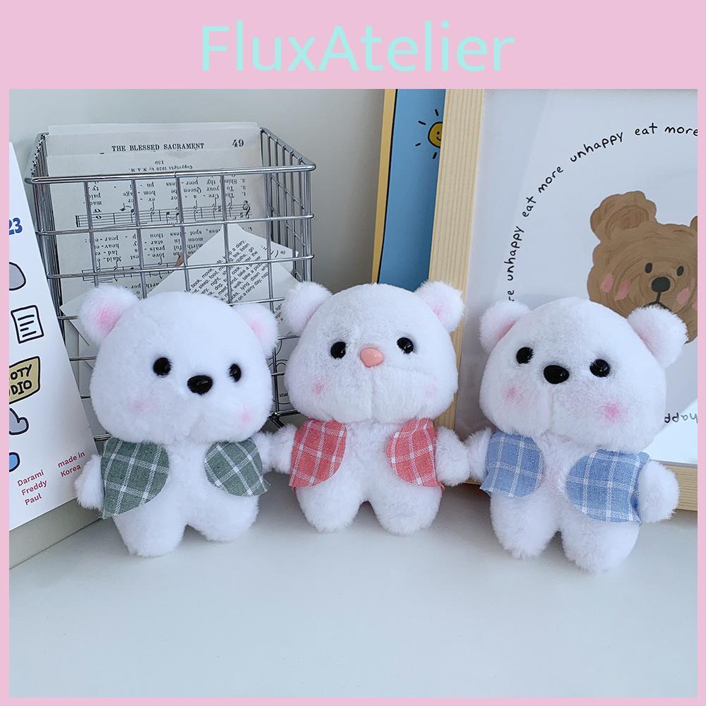Charming Teddy Bear Plush Toy Stylish Keychain Unique Bag Pendant Perfect Couple Gift Decoration