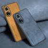 For Honor 50 Case Luxury PU Leather Phone Case For Honor 50 Honor50 Back Cover Matte Silicone Shockproof Full Protection Coque