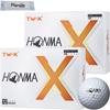 Honma Golf TW-X BT2402 Белый TOUR WORLD 2024 2 дюжины (24 мяча) с оригинальным набором чистящих листов