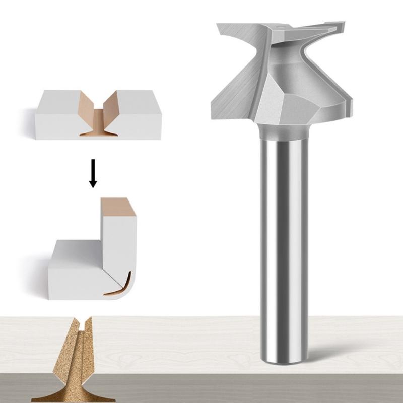 Precisions R10 Curved Woodworking Cutter Chamfer Router Bit Steel Grooves Cutter For Furniture Manufacturing
