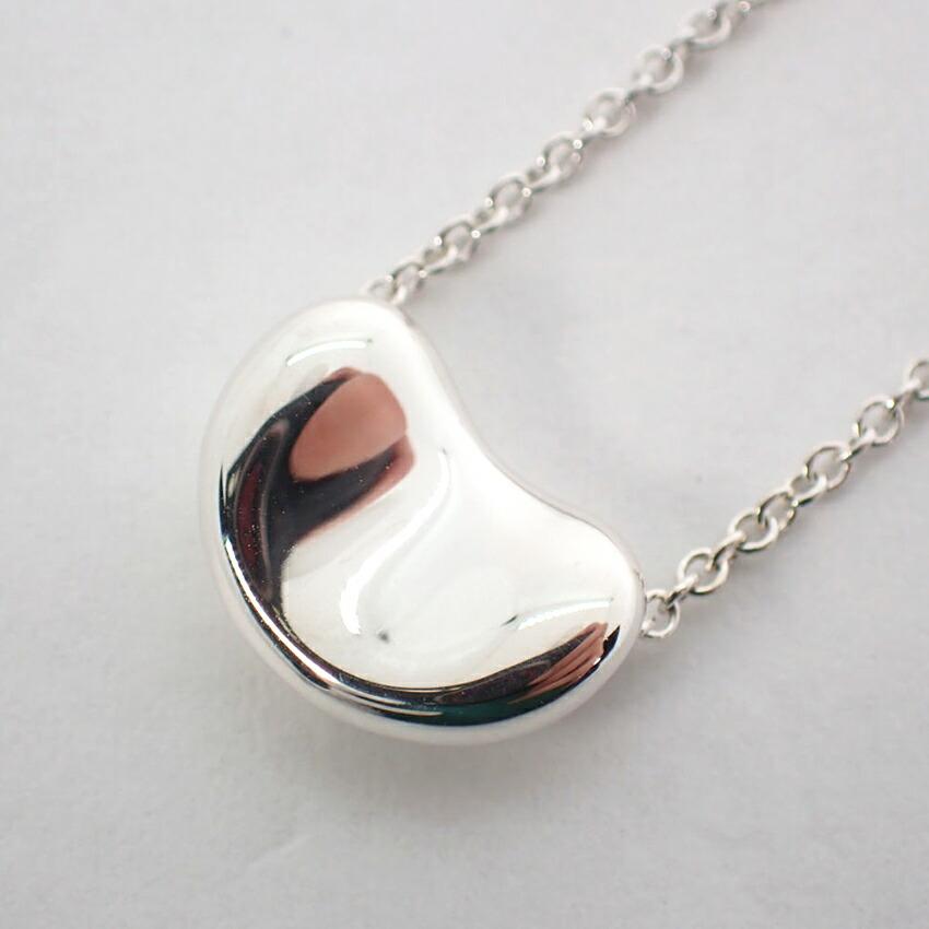 [Б/у] TIFFANY/Tiffany 925 кулон в виде боба/ожерелье/g461-12