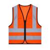 Детский светоотражающий жилет унисекс без рукавов на молнии спереди, высокой видимости, для волонтерской деятельности