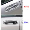 Для Toyota Sienna XL40 4th 2024 2024 Внешняя часть Ремонт Боковая ручка двери Накладка Защита зазоров Карбоновая наклейка против царапин