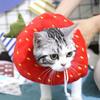 Adjustable Pet Recovery Collar Cats Dogs Post Surgery Anti-Lick Head Cover Soft Non-Woven Fabric Use
