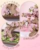 ROBOTIME 3D Wooden Puzzle, Cherry Blossom Bonsai and Evergreen Pine Bonsai, Assembly Kit, DIY Craft, Plant Collection, Architectural Model,