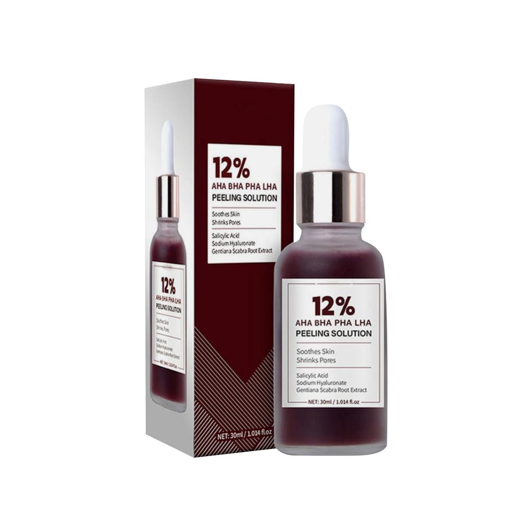 Фруктовый салициловый пилинг от черных точек, угрей, шрамов, акне, сужение пор, увлажнение 30 мл