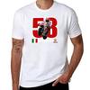 Marco Simoncelli 58 Super Sic Tshirt Ultra Soft Breathable Tee Top