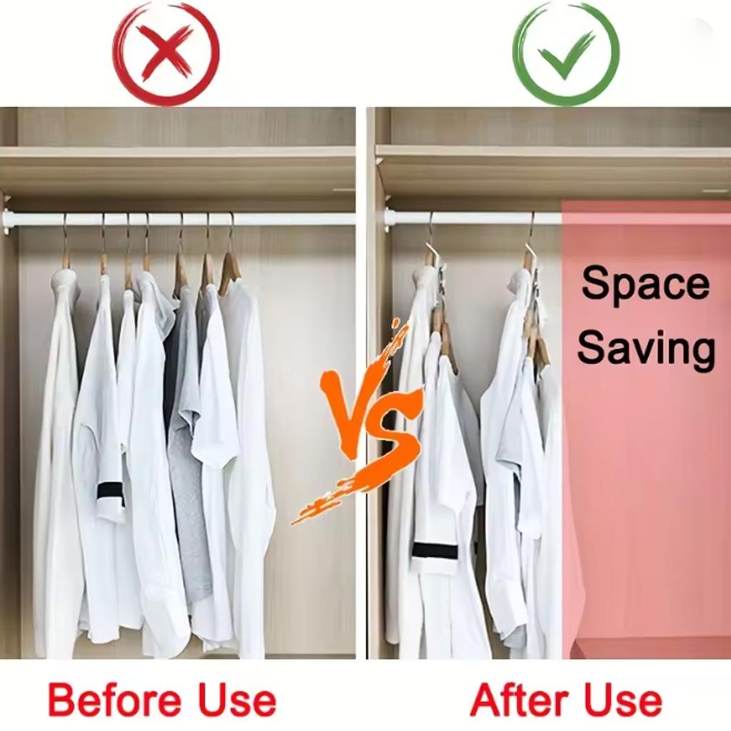 Соединитель для вешалок для одежды, многоуровневые каскадные крючки для вешалок для одежды для дома, многофункциональная полка-органайзер для шкафа