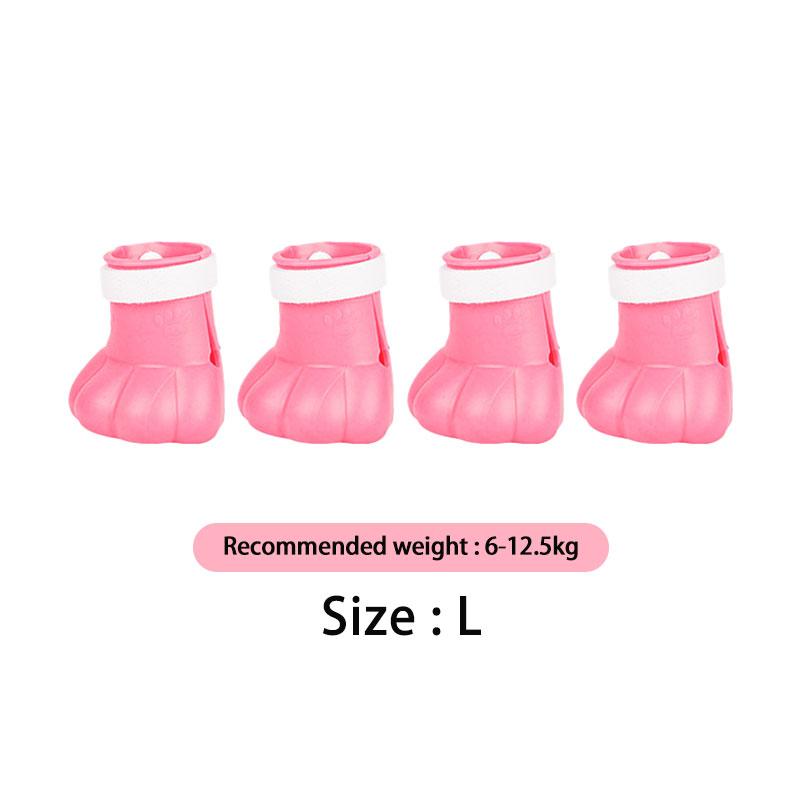 4pcs Anti-Scratch Cat Feet Covers Adjustable Anti-Off Shoes for Cat Silicone Cat Paw Protector Boots for Cat Bathing Pet Supplie 4