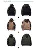 Men's Autumn/Winter Camouflage Color Block Hoodie - American Retro Trend