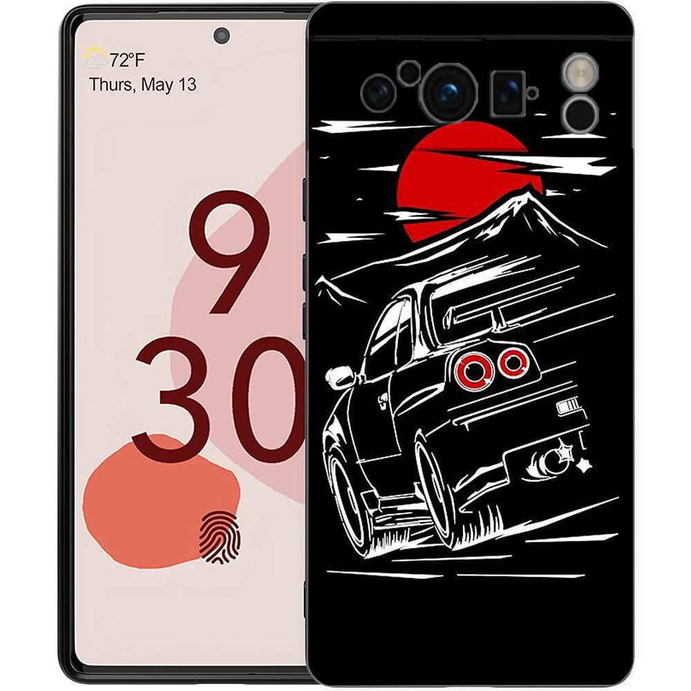JDM Car Phone Case Cover for Google Pixel 8 7 6 7A 6A Pro 5G Shockproof Silicone Soft 8 Pro 5G Shell Capas Coque Cases Bags TPU