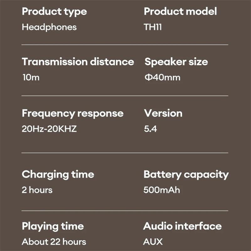 НОВЫЕ беспроводные наушники Lenovo TH11, накладные Bluetooth-наушники, HIFI стерео музыка, игровые, с шумоподавлением, 24 часа работы