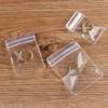 100Pcs PVC Plastic Self Sealing Bag Dustproof Jewelry Bag New Zip Lock Bags  Necklace Bracelet Ring
