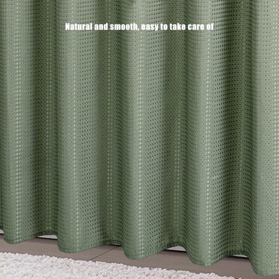 1 комплект занавесок для душа с 12 кольцами для подвешивания, контрастного однотонного цвета, утолщенные, водонепроницаемые