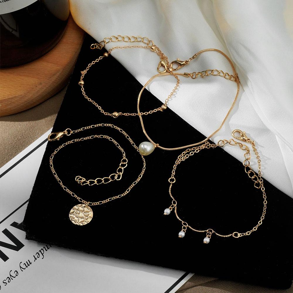 Модный браслет изысканного дизайна, винтажный модный кулон, женский браслет в богемном стиле, ювелирные изделия для ног, подарок