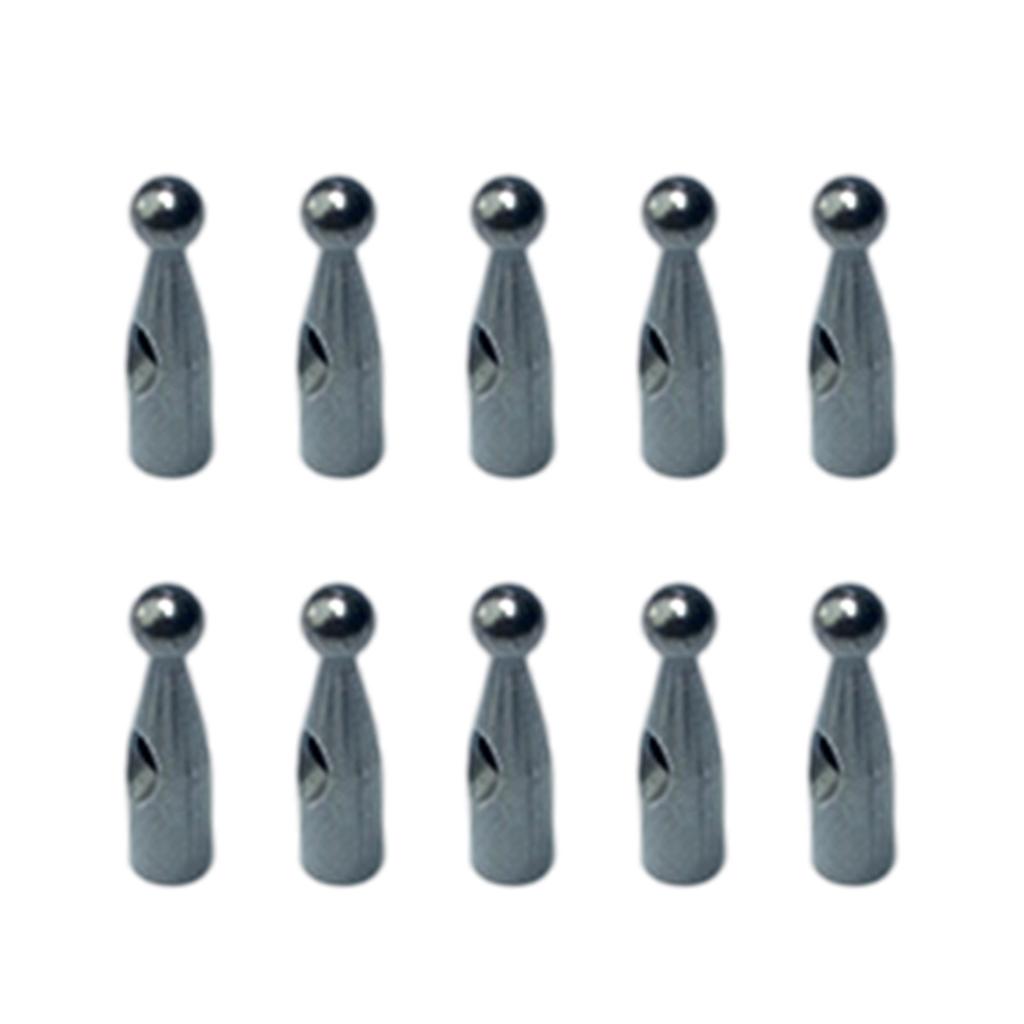 10pcs Umbrella Tail Beads Metal End Caps For 4mm Umbrella Repair And DIY Metal Tips For 4mm Diameter Bone