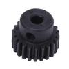48P Motor Pinion Gear RC Car Spare Parts for 1 10 ECX Two Wheel Drive RC CarBlack 22T