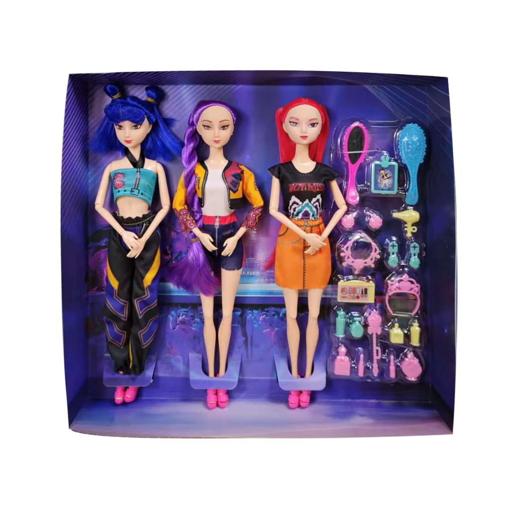 Коллекция модных пластиковых кукол с уникальными стильными нарядами и красочными прическами. Идеальный подарок для детей, чтобы и творить.