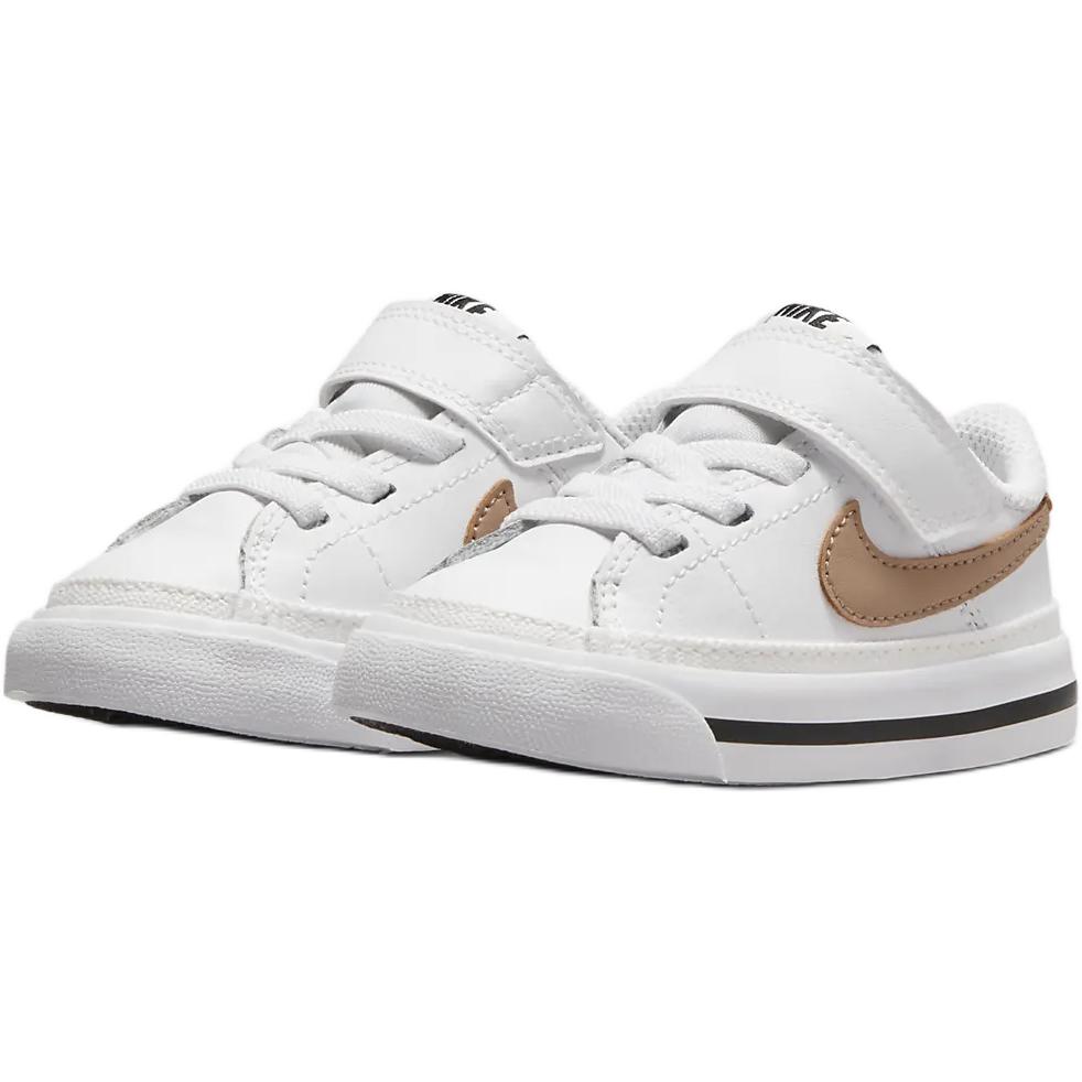 Nike Кроссовки для малышей Court Legacy TD Белый Конопля Черный DA5382-126
