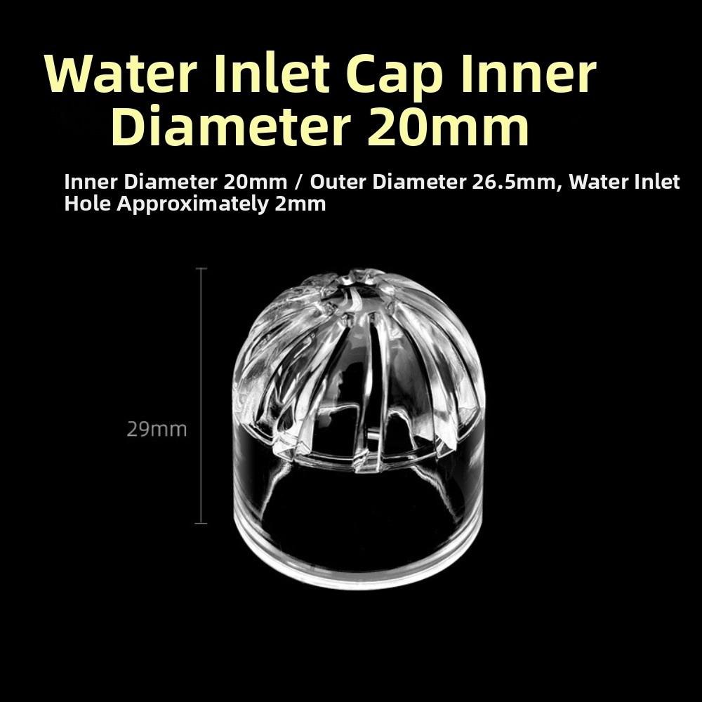 Transparent Aquarium Drain Pipe Cap Breathable Fish Tank Filter Strainer Cap Aquarium Filtration