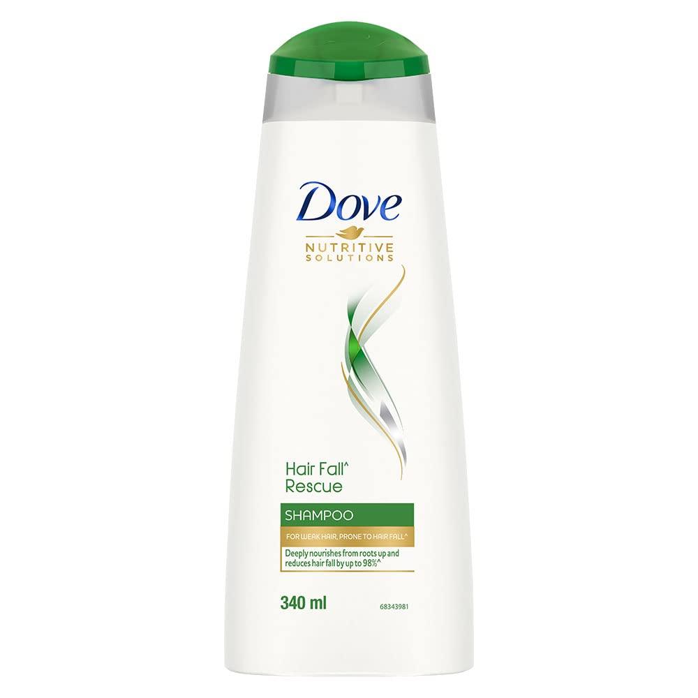 Dove Hair Fall Rescue Shampoo 650 Ml, For Damaged Hair, Hair Fall Control for Thicker Hair - Mild Daily Anti Hair Fall Shampoo