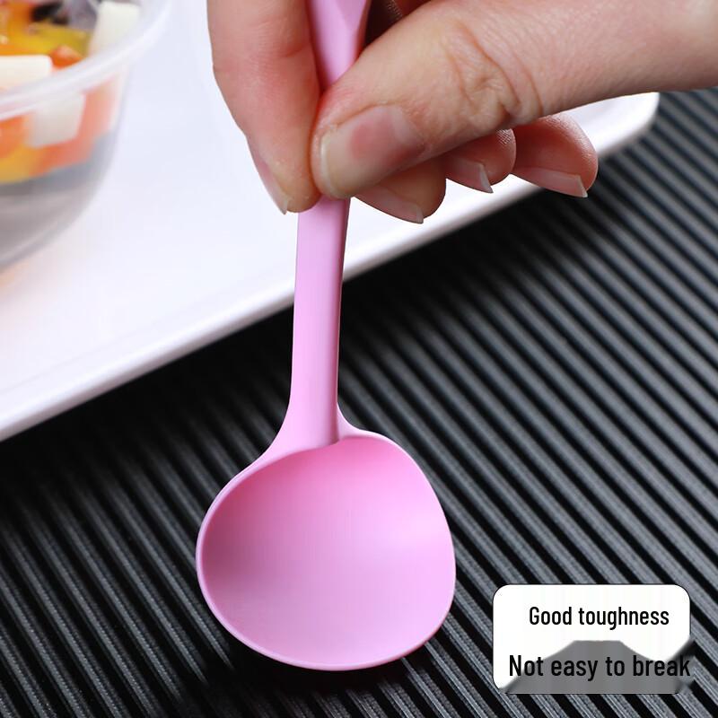 Extra Thick Disposable Plastic Soup Spoons