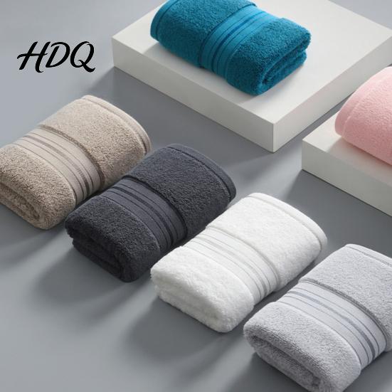 Skin Friendly Guest Towel for Hotel Cotton Bath Towels Thickened Ultra Soft Absorbent Towel Quick-Drying Compact Travel Home Lightweight Bathroom