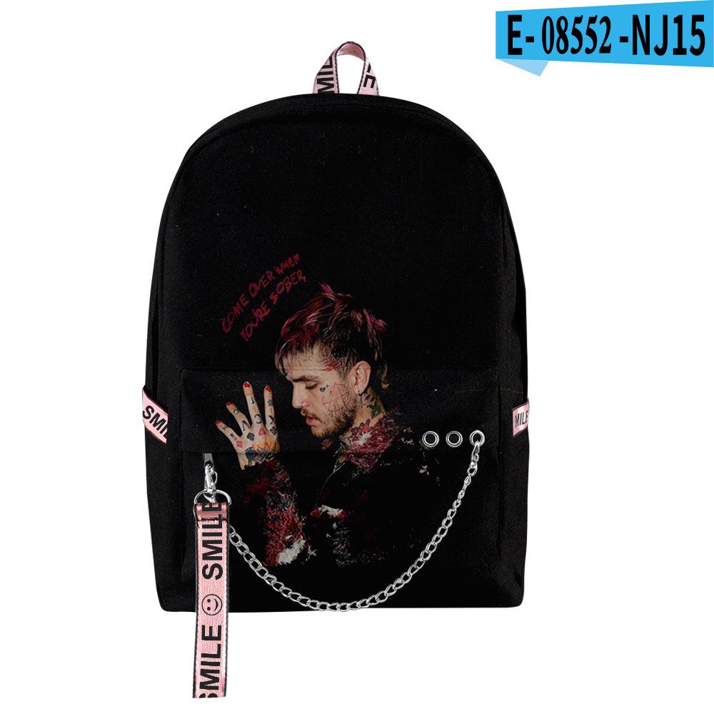 Популярные Новинки Молодежные Школьные Сумки Унисекс Любовь Lil Peep Дорожные Сумки 3D Печать Оксфорд Водонепроницаемые Рюкзаки на Плечо для Ноутбука