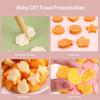 9PCS/Stainless Steel Cookie And Vegetable Cutting Set Mini Fruit Cookie Embossing Molds Children's Baking