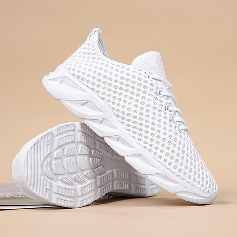 Женская кожаная танцевальная обувь на мягкой подошве, средняя верхняя танцевальная обувь для практики, танцевальная обувь для джаза, сетчатые кроссовки для танцев