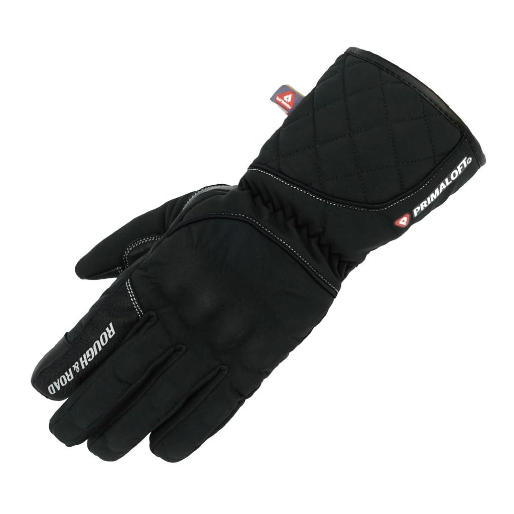 Primaloft CK Motorcycle Winter XL ROUGH&ROAD Gloves, Black, (RR8660BK5)