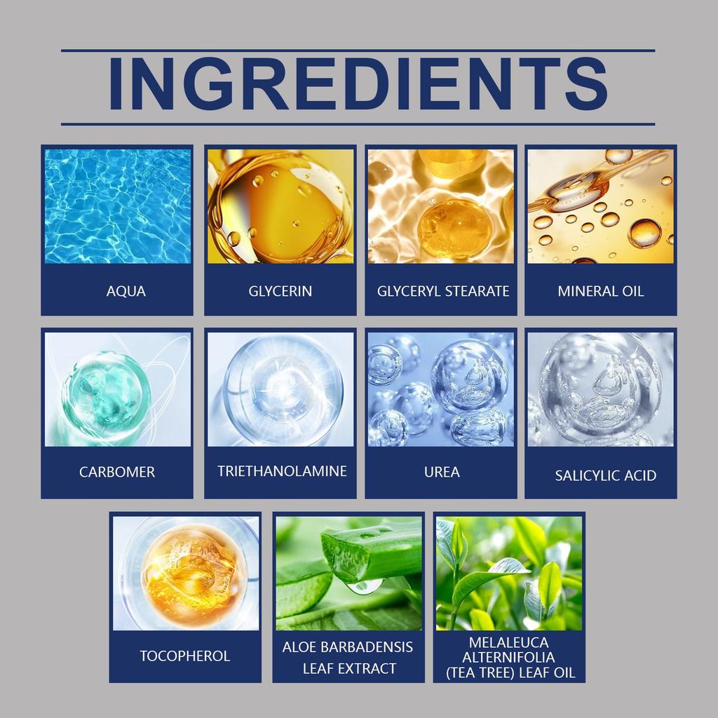 Крем для ног с мочевиной 40%, крем для ухода за потрескавшейся кожей ног и рук, 100 г